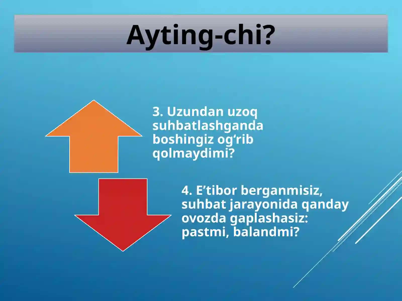 Matnvalog'at ustimda ishlash 3