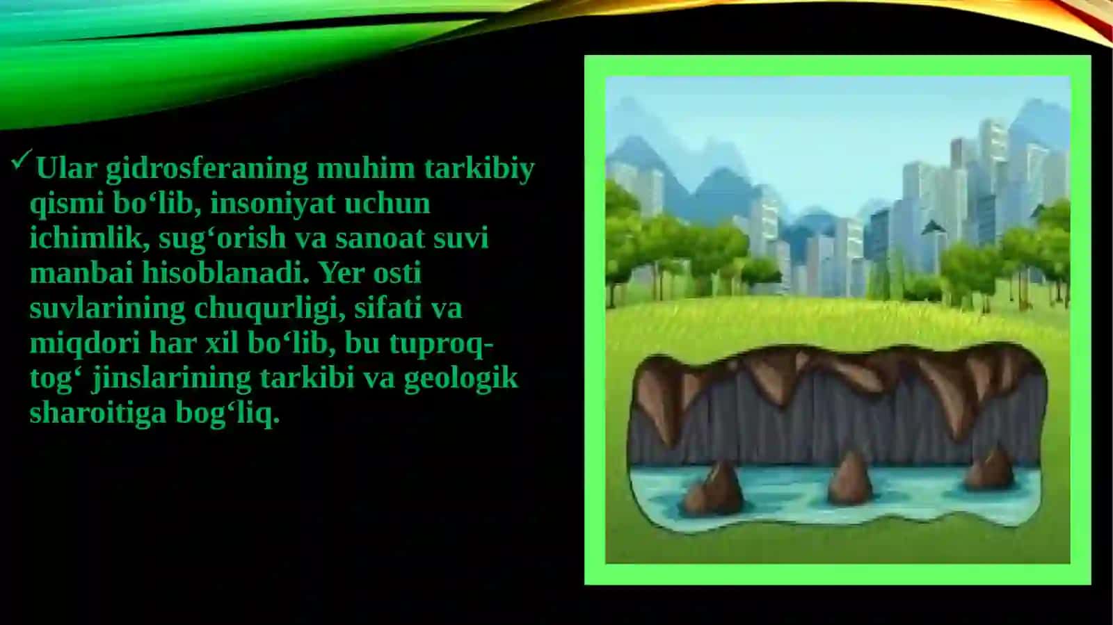Yer osti suvlari 3