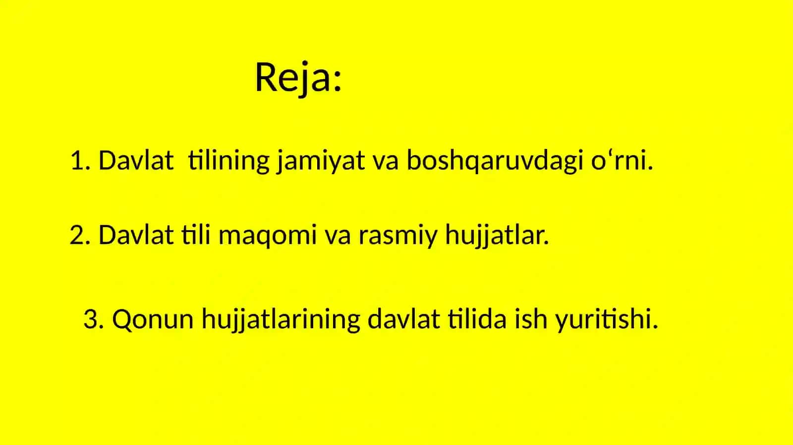 Davlattilining jamiyat va boshqaruvdagi o'rni 3