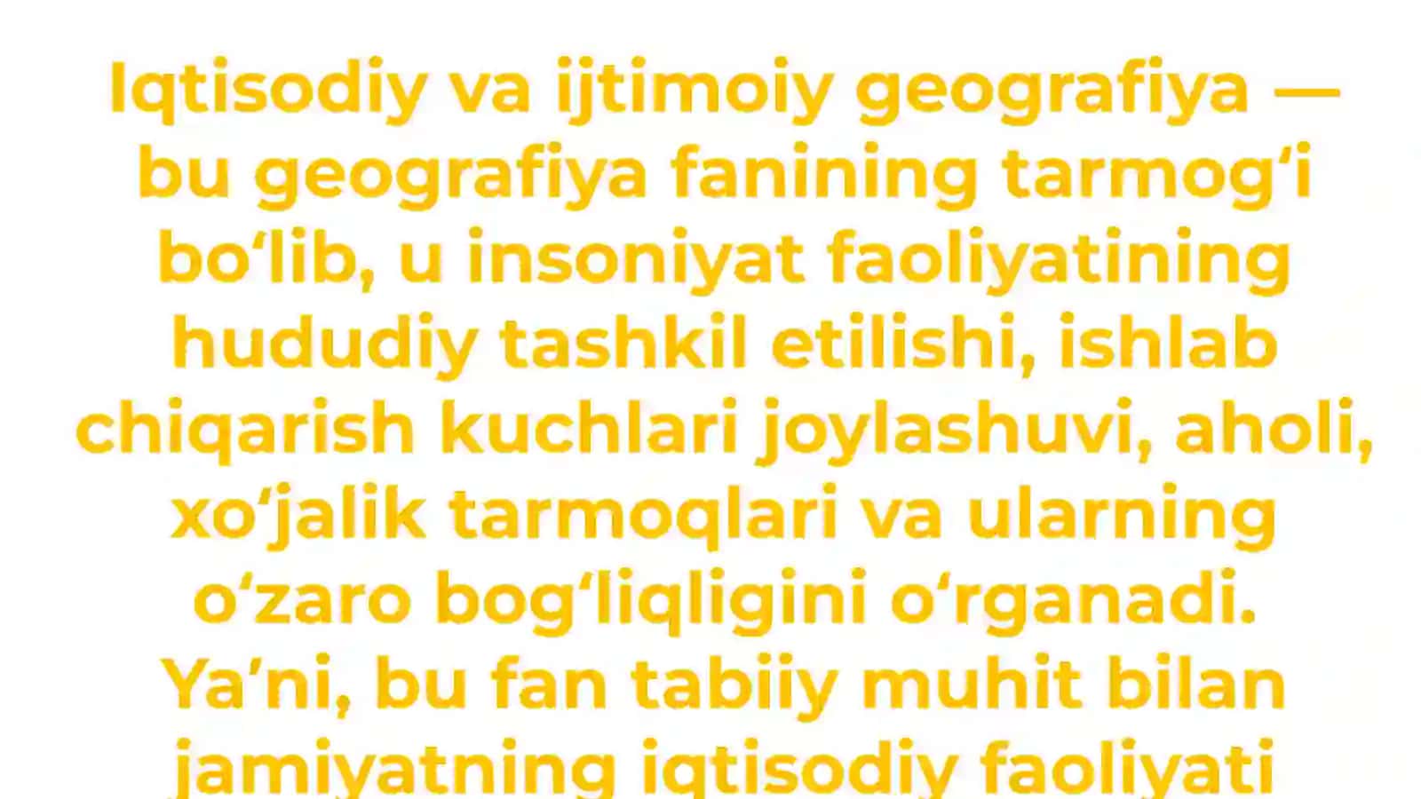 Iqtisodiy va ijtimoiy geografiya fanining shakllanishi 3
