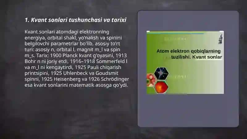 Kvant Sonlari 3