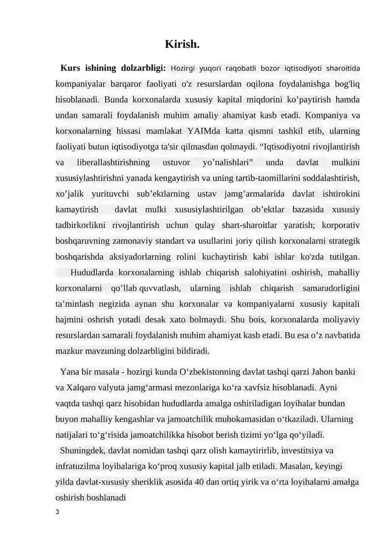 Xususiykapital va uning tahlili 3