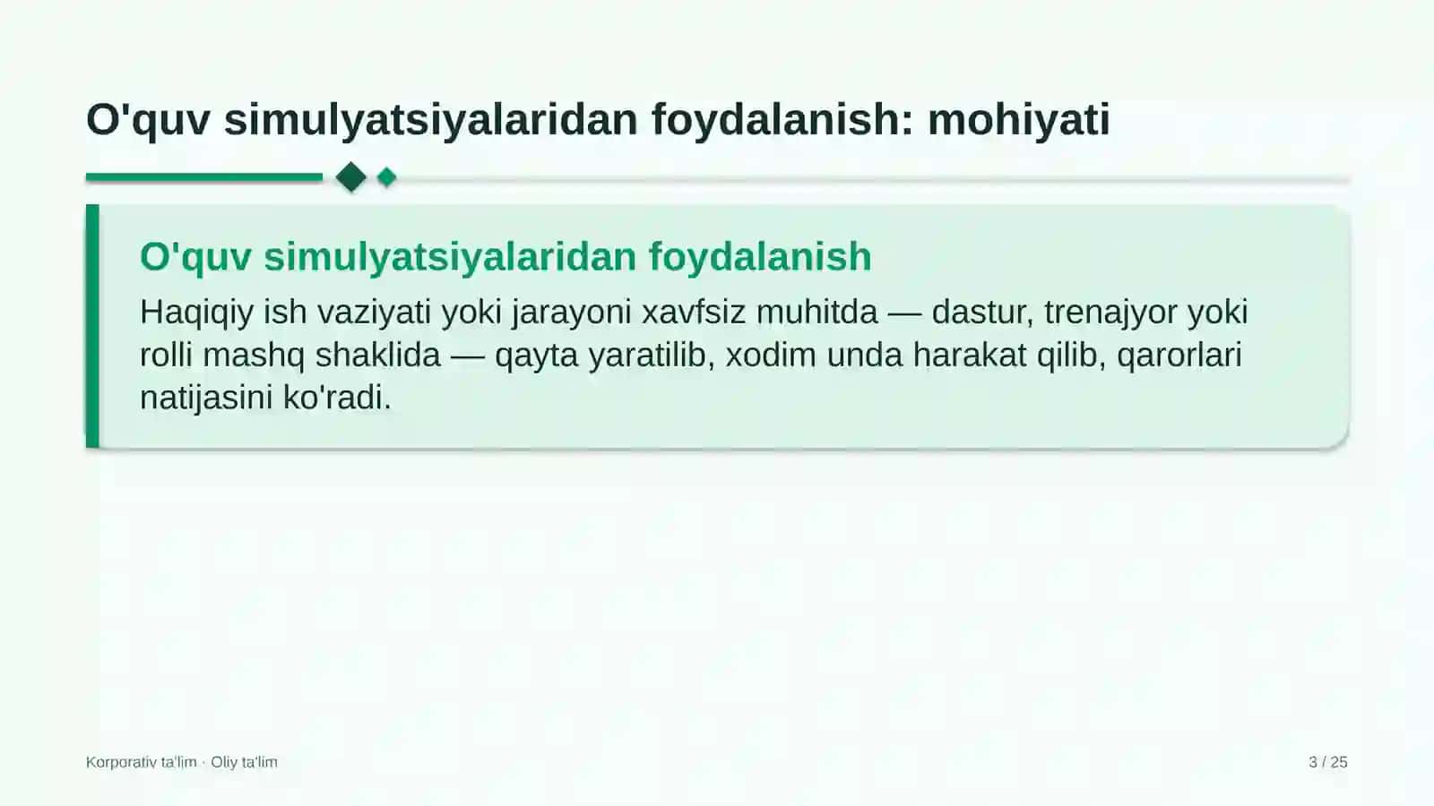 yakka tartibdagi uy joy qurilishida o'quv simulyatsiyalaridan foydalanish 4890 3