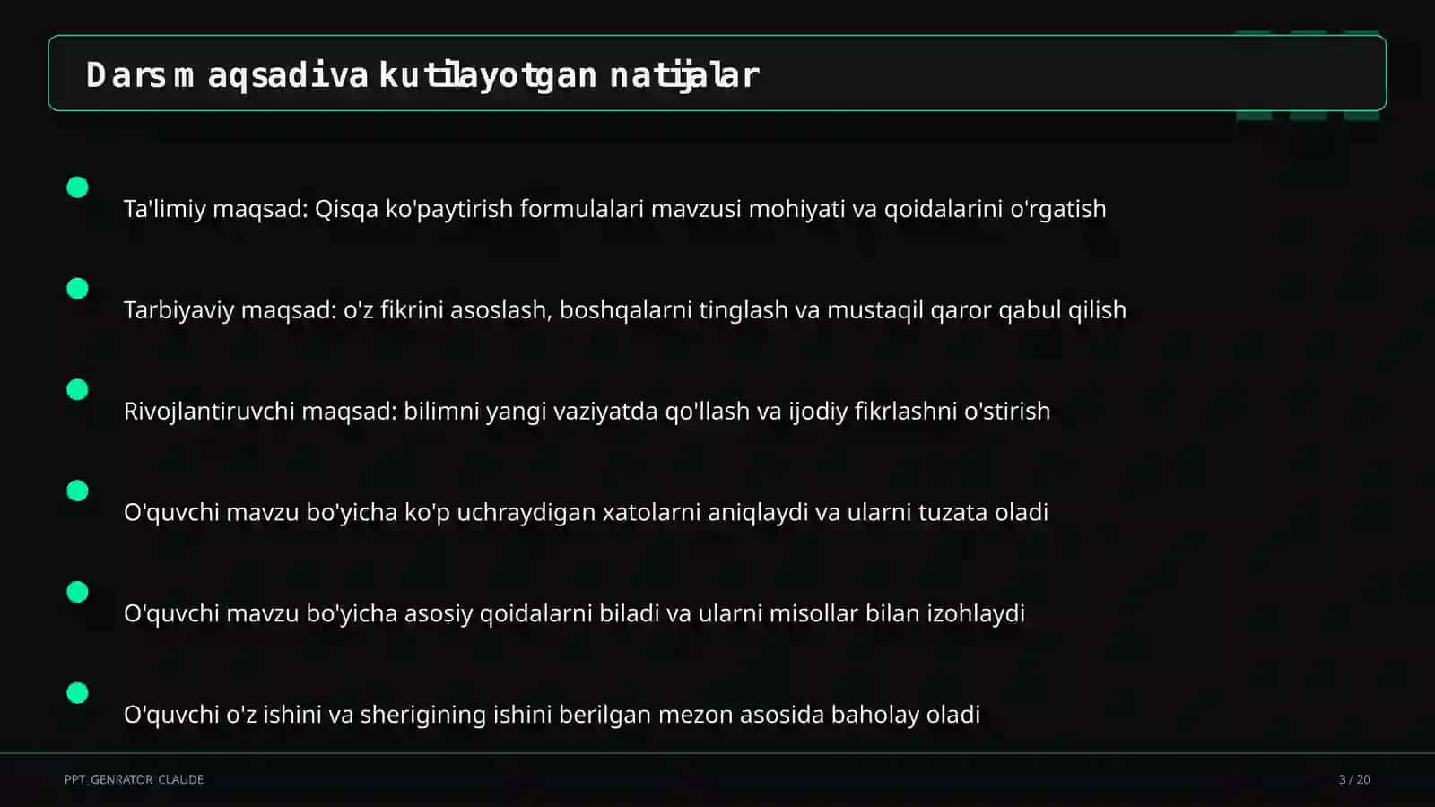 Qisqa ko'paytirish formulalari (7-sinf) 3