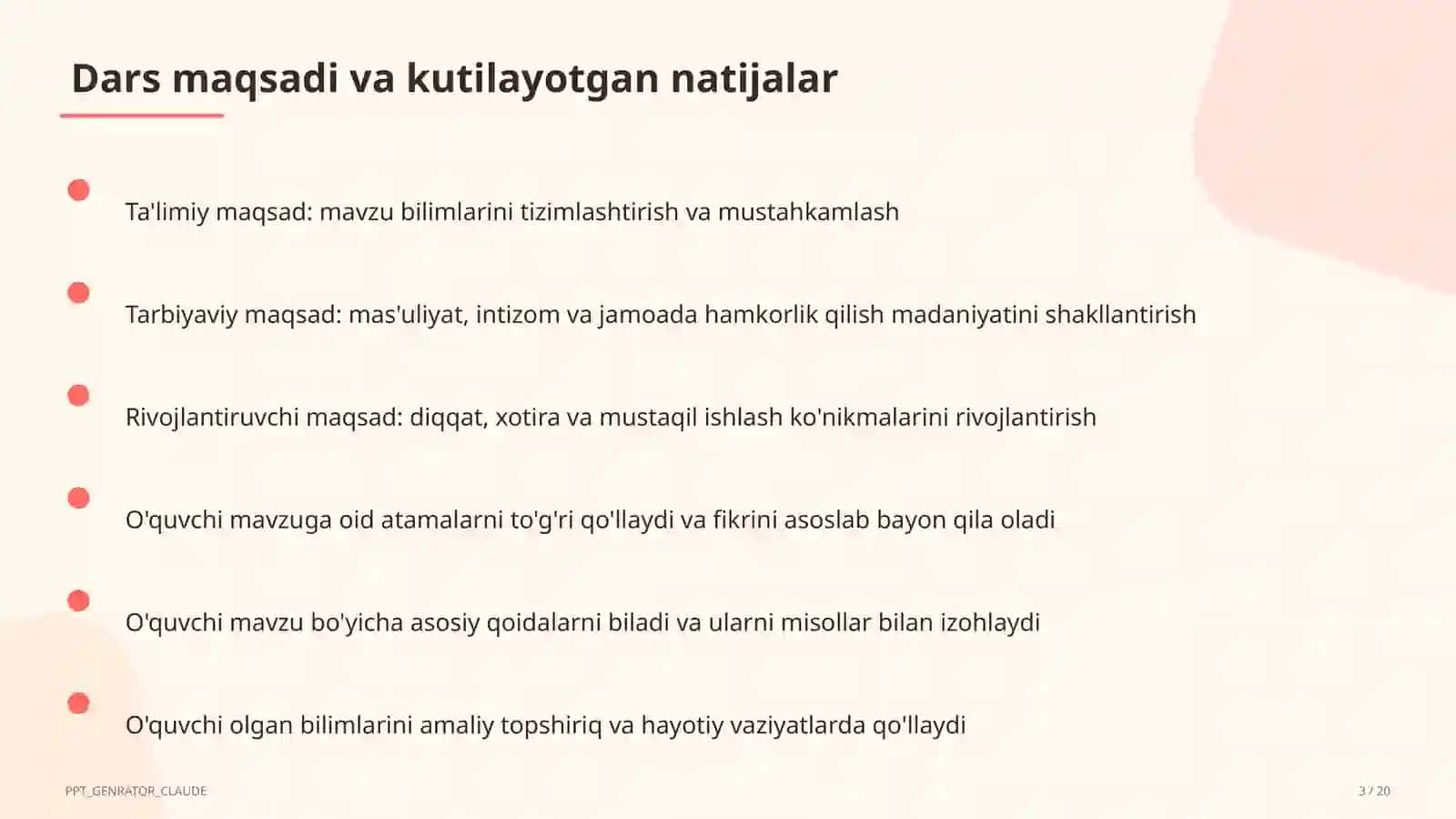 Turkiston XIX asr oxiri - XX asr boshida (9-sinf) 3