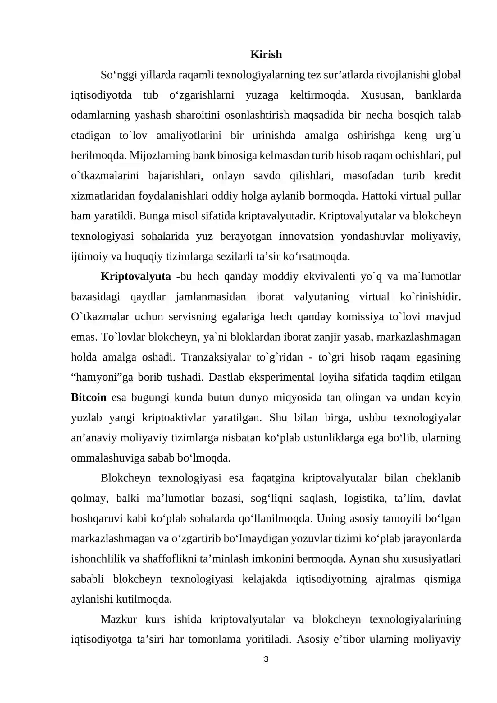 Blokcheyn asosidagi investitsiya platformalarining rivojlanish tendensiyalari 3