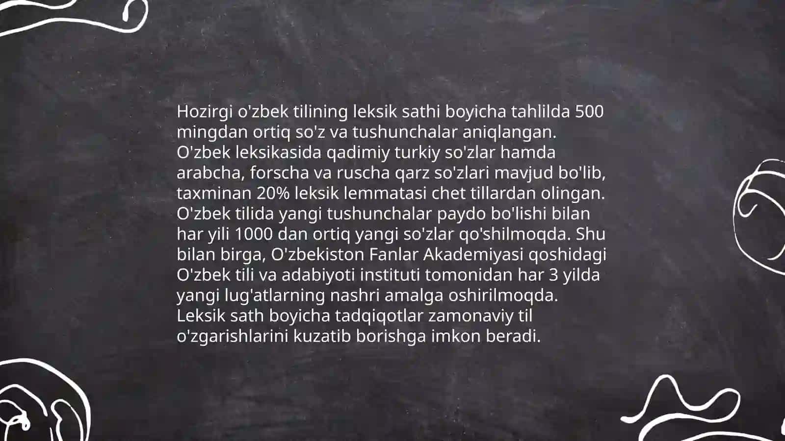 Hozirgi o'zbek adabiy tilining leksik sathi va leksikologiyasi 3