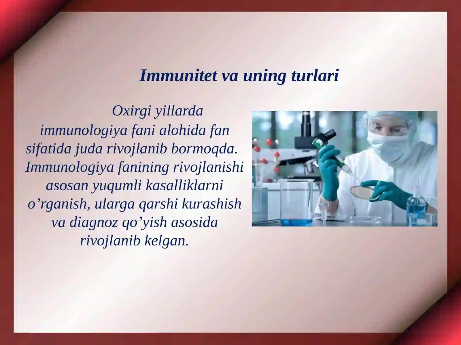Immunitet va uning turlari 3