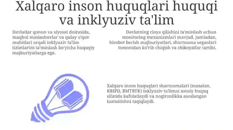 Inklyuziv Talimning Huquqiy Asoslari 3