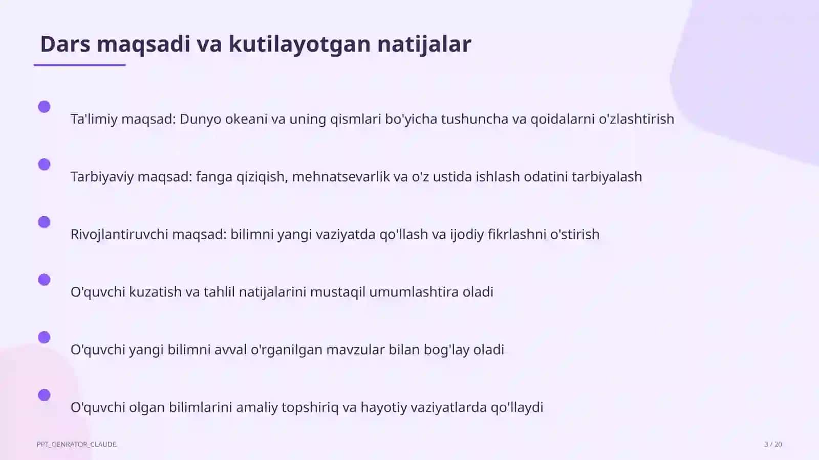 Dunyo okeani va uning qismlari (7-sinf) 3