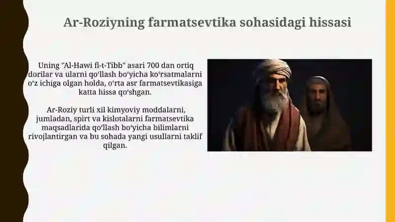 Abu Bakr Ar Roziy va Gippokratning Tibbiyotga Qo'shgan Hisolari 3