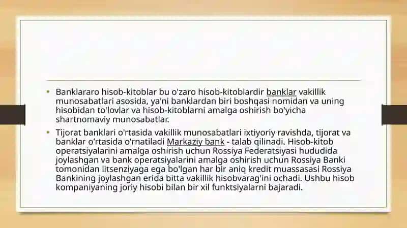 Hisob kitob markazlari orqali banklararo hisob - kitoblarning tashkil etilishi va hisobi 3