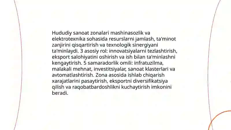 Mashinasozlik va elektrotexnika sanoatining hududiy tashkil etish ahamiyati 3