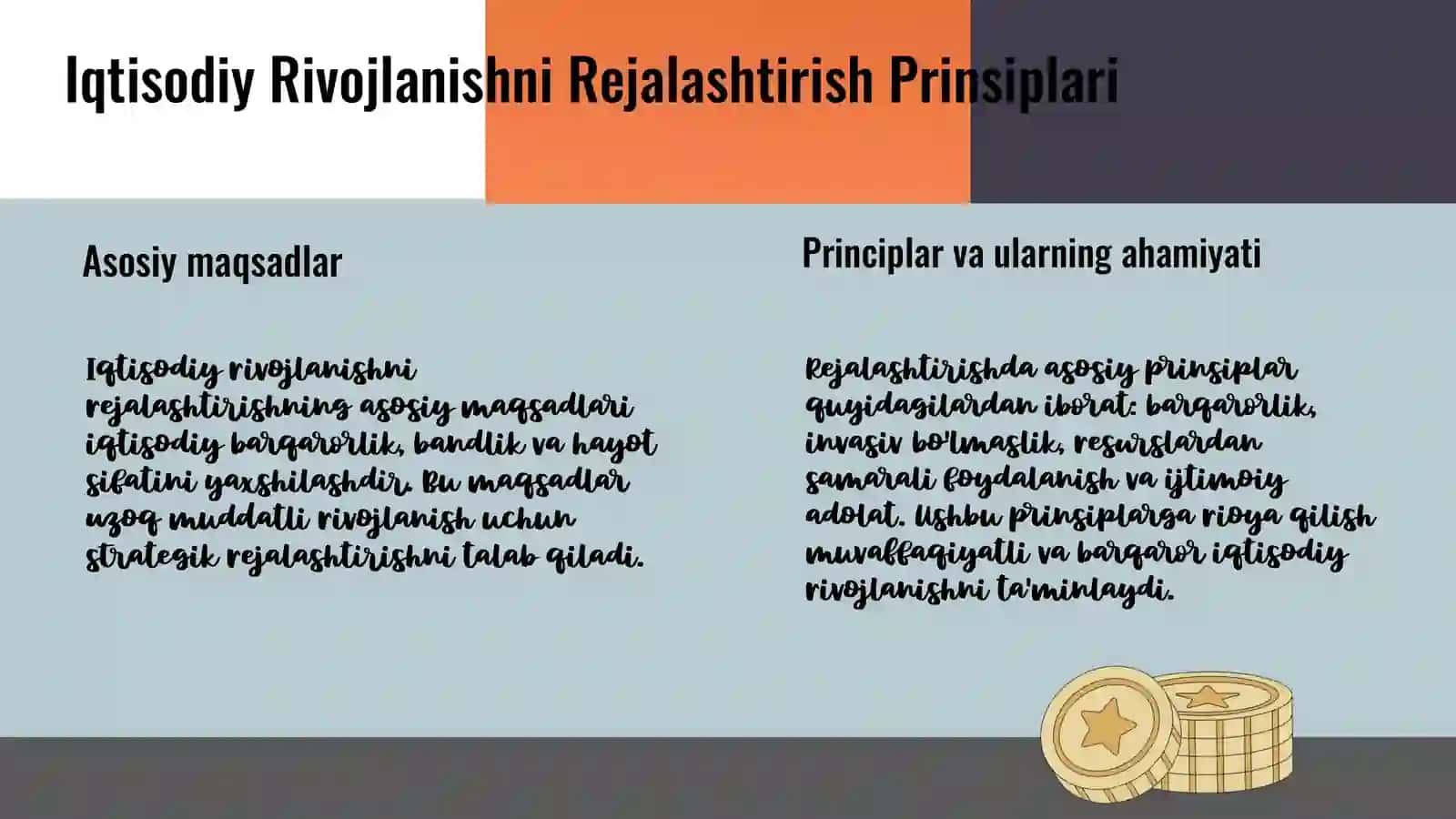 Iqtisodiy rivojlanishni rejalashtirish 3