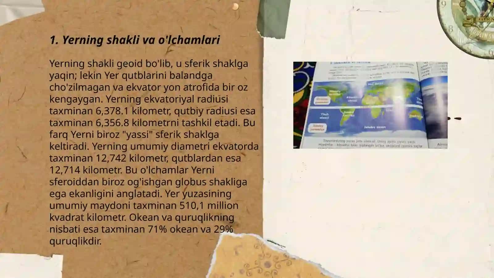 3-sinf Tabiiy fan Yer sayyorasi mavzusi 3