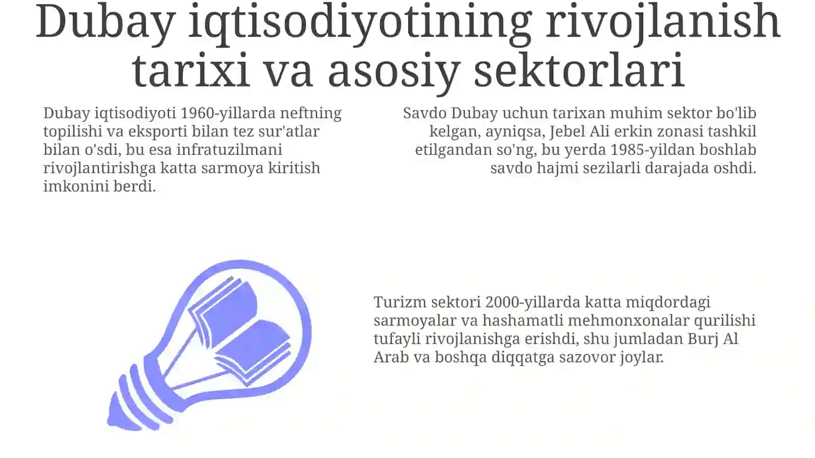 Dubay iqtisodiyoti va yalpi ichki mahsuloti 3