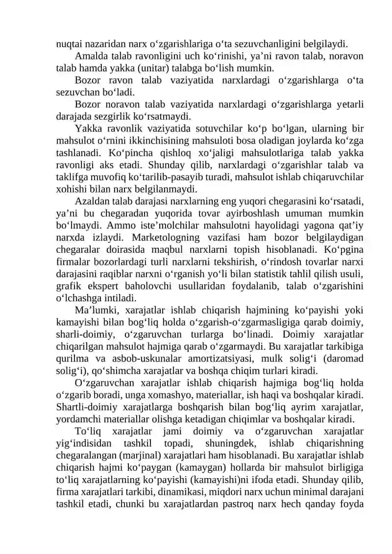 Narx siyosati 3