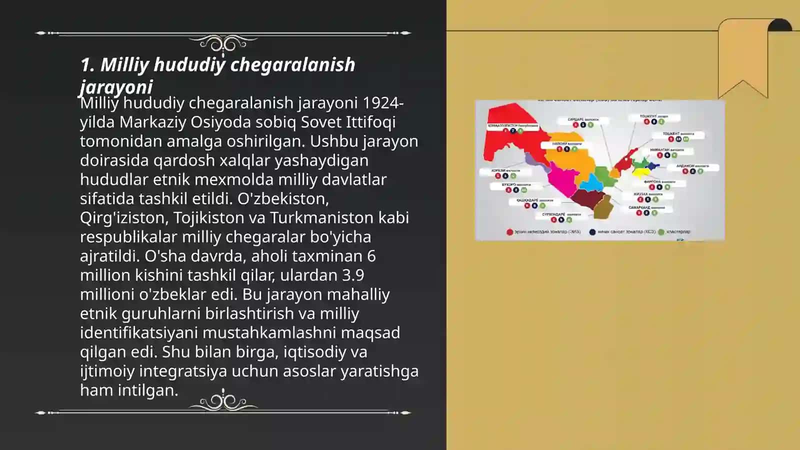 Oʻrta Osiyoda milliy hududiy chegaralanishning oʻtkazilishi va uning oqibatlari 3