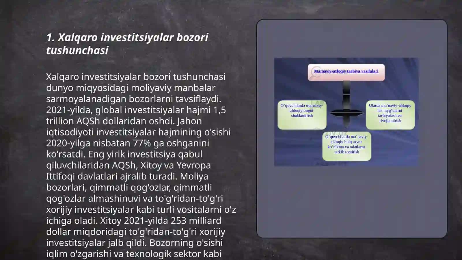 Xalqaro investitsiyalar bozorida korporativ tuzilmalar ishtiroki 3