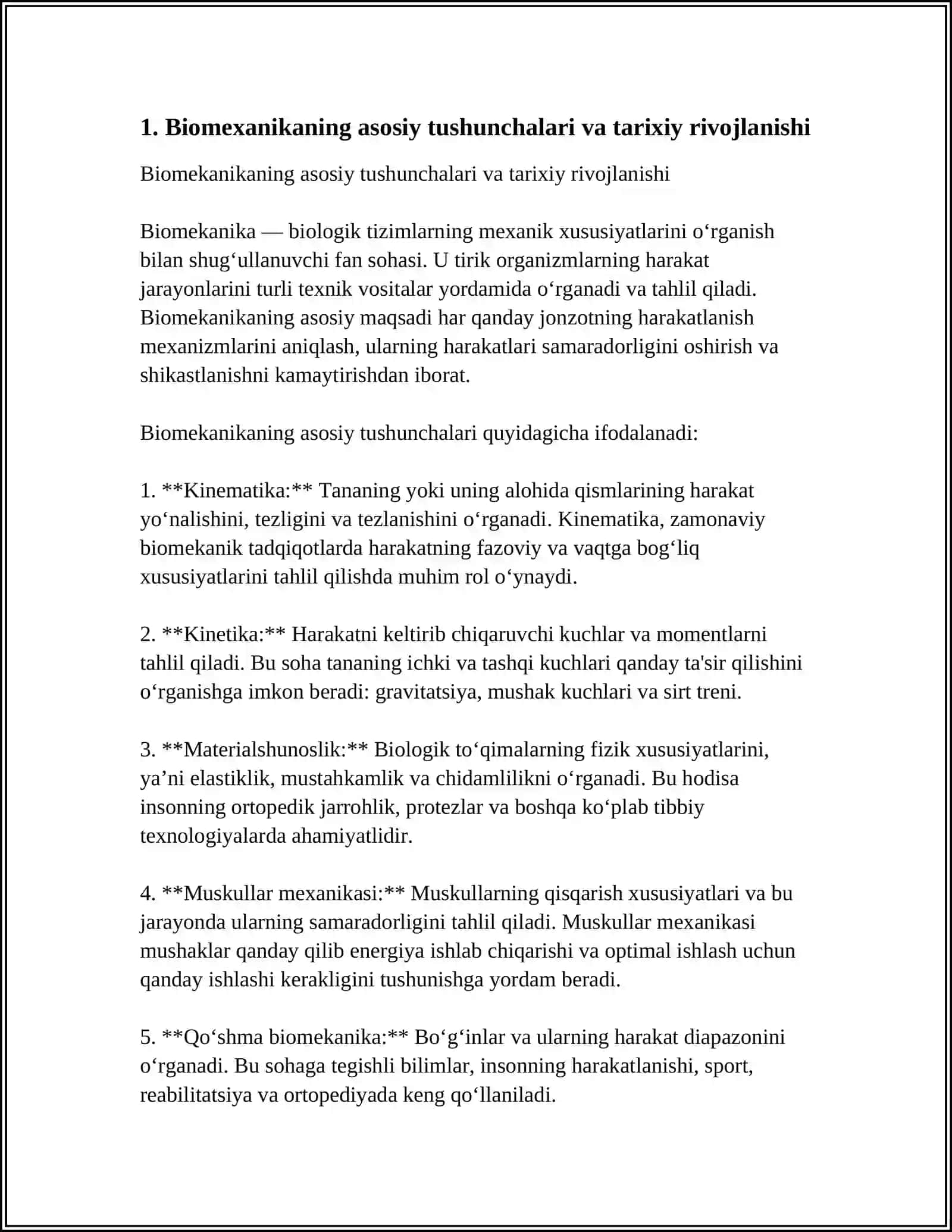 BIOMEXANIKA 3