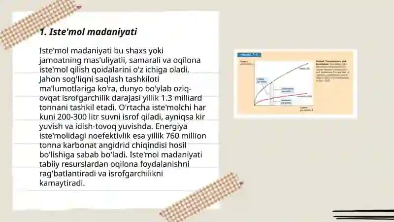 Iste'mol, jamg'arish va investitsiyalar 3