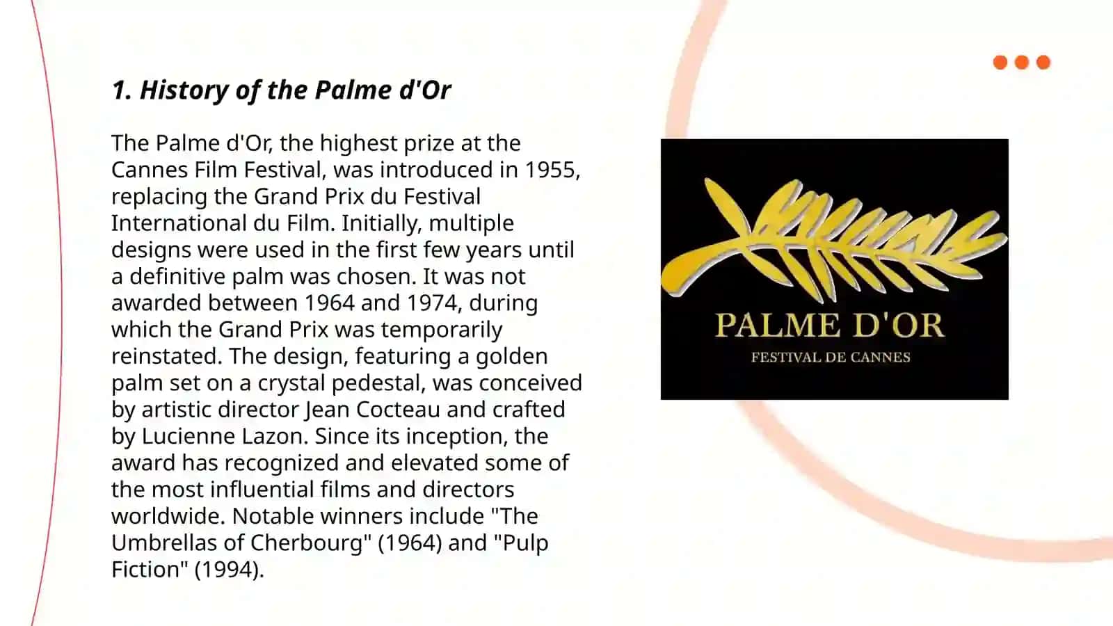 Palme'd Or 3