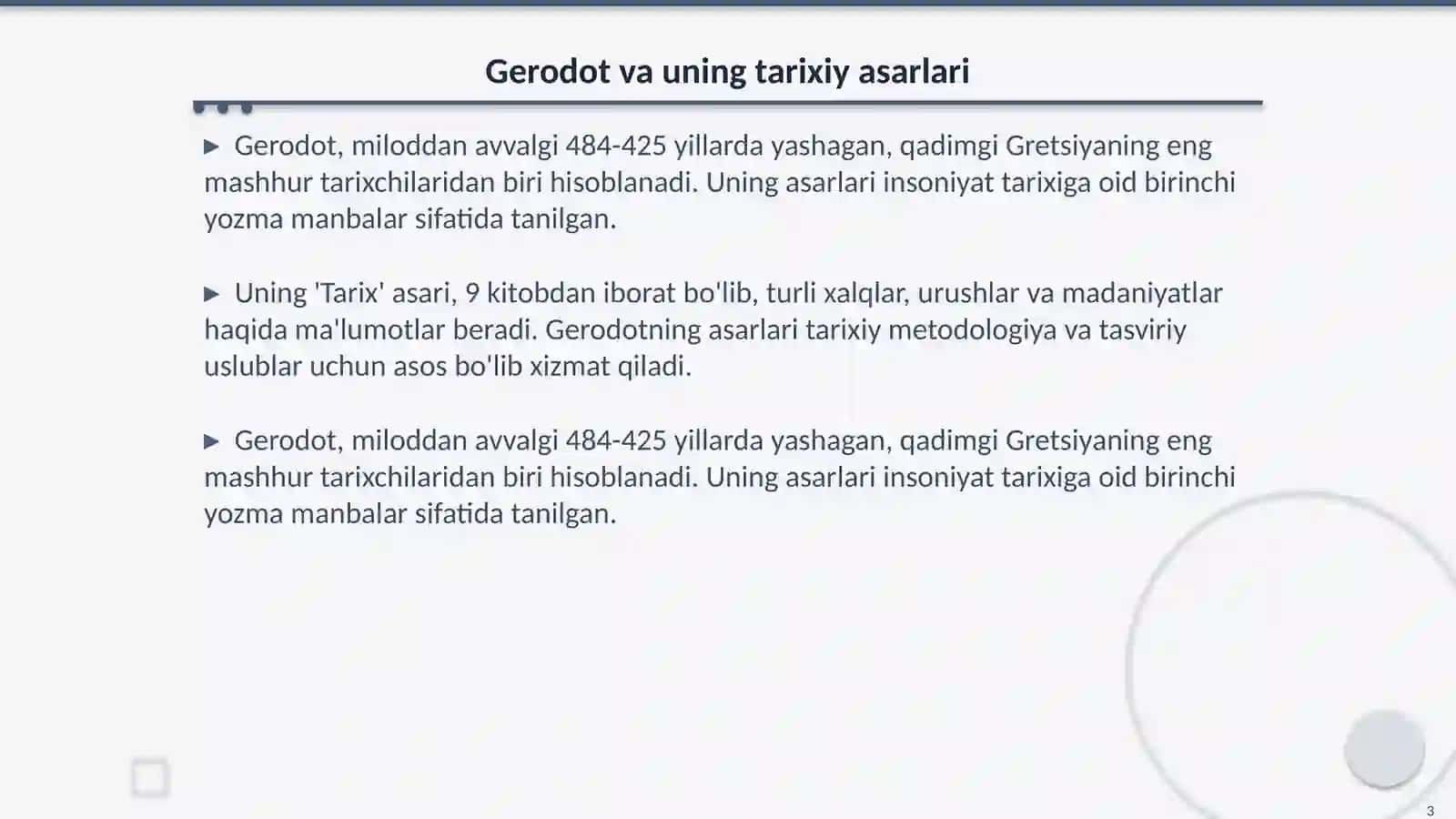 Gerodotning Tarix asari 3