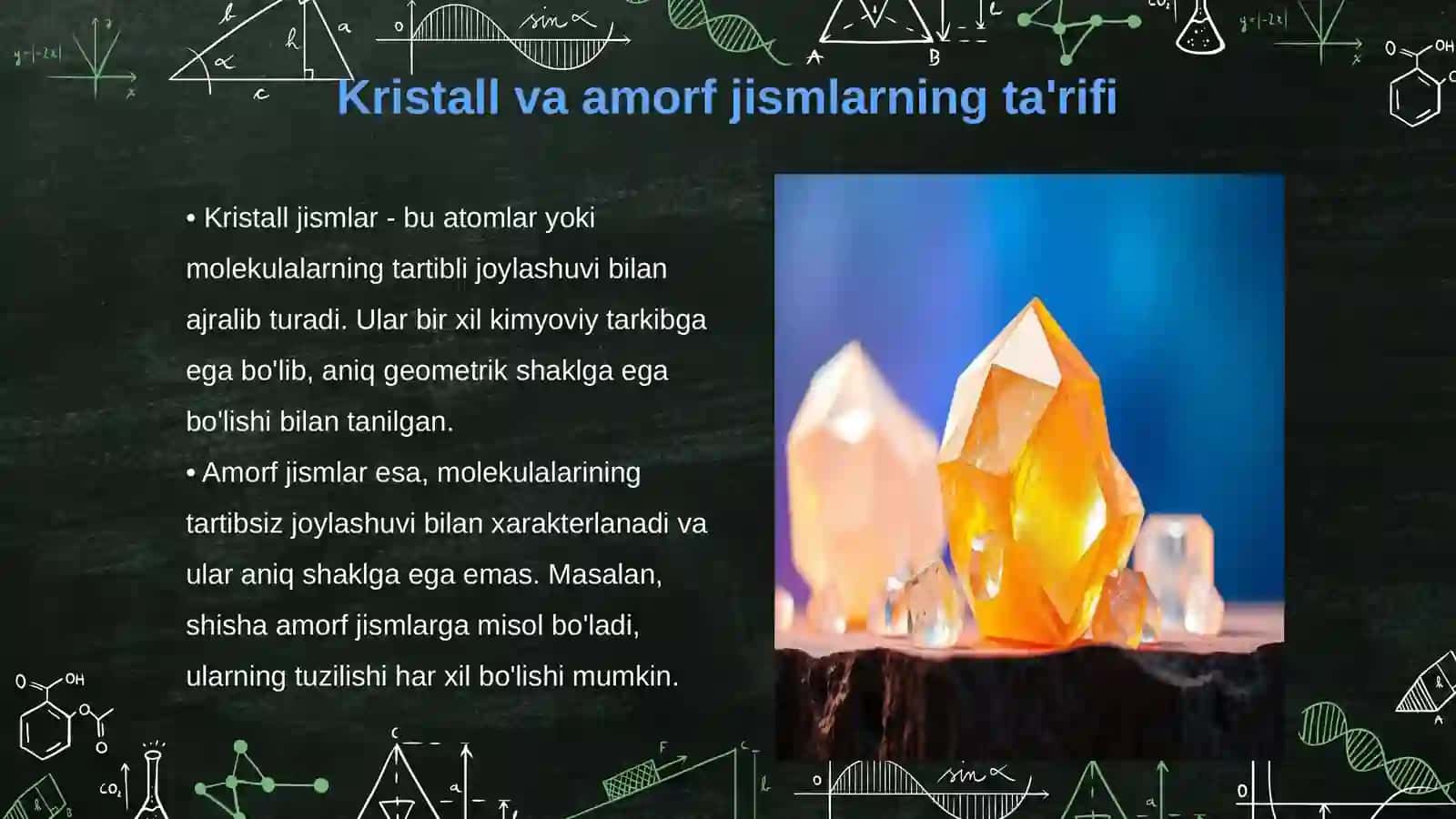 Kristall va amorf jismlar Qattiq jismlarning mehanik xossalari 3