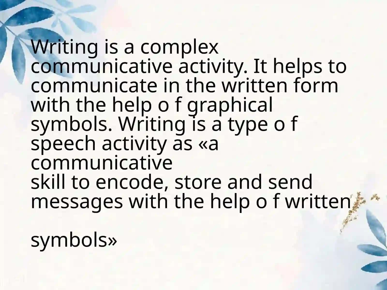Teaching writing in English 3