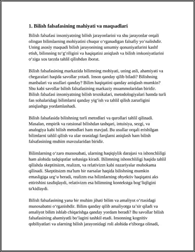 BILISH FALSAFASI 3