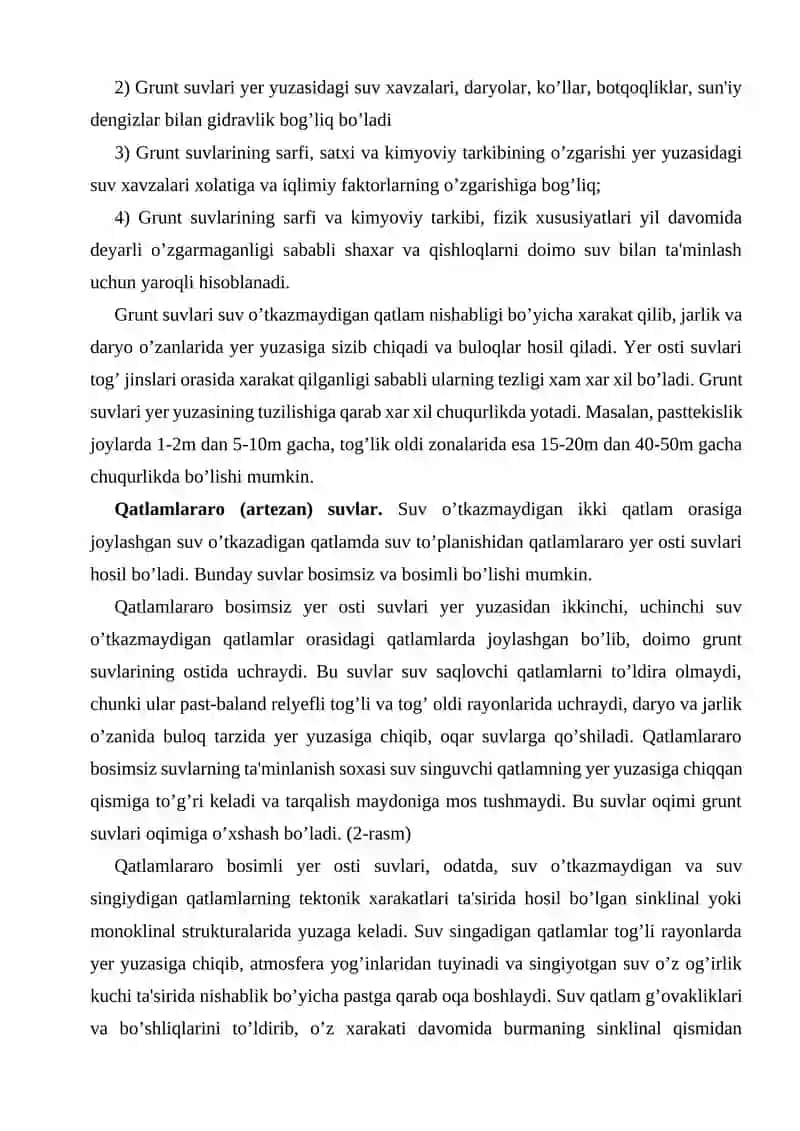 Yer osti suvlari 3