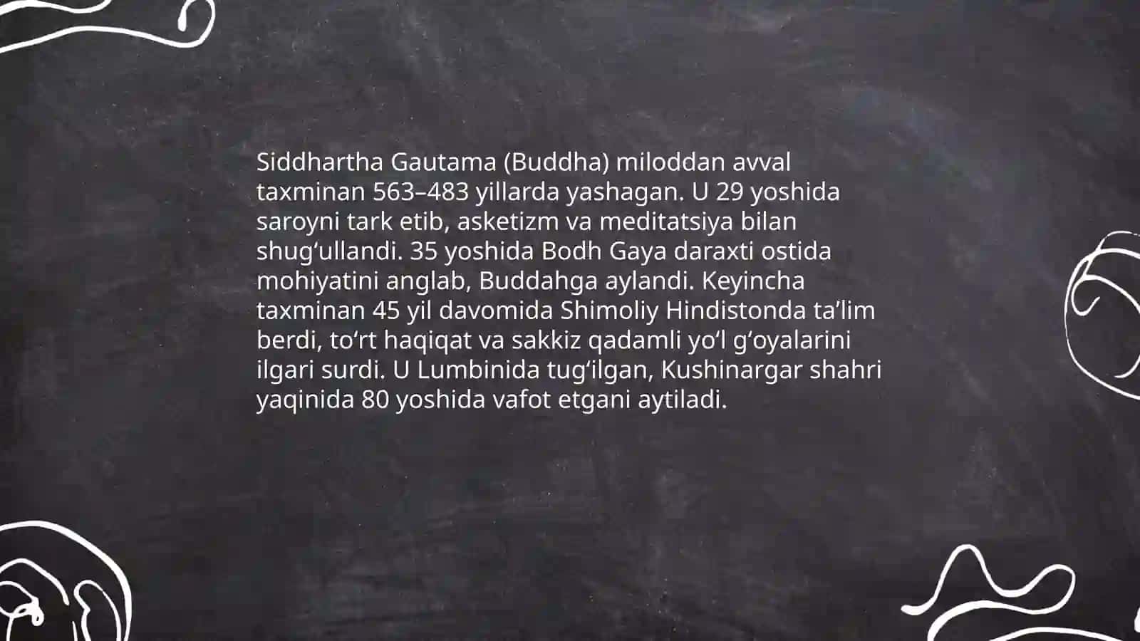 Buddizm dining tarixi va asosiy gʻoyalari 3