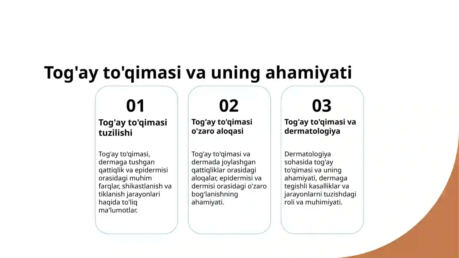 Tog'ay to'qimasining regeneratsiyasi va transplantatsiyasi 3