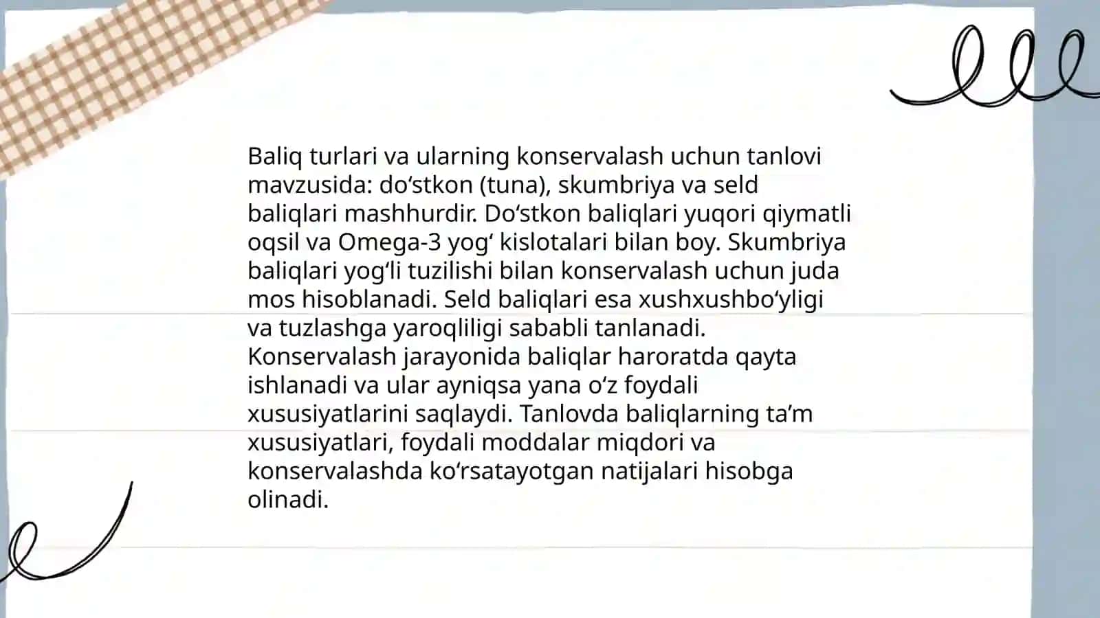 Konservalangan baliq ishlab chiqarish liniyasi 3