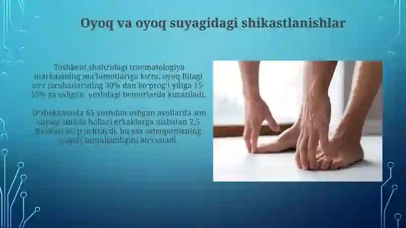Chanoq kamari va oyoq erkin suyaklari,yoshga doir xususiyatlari 3