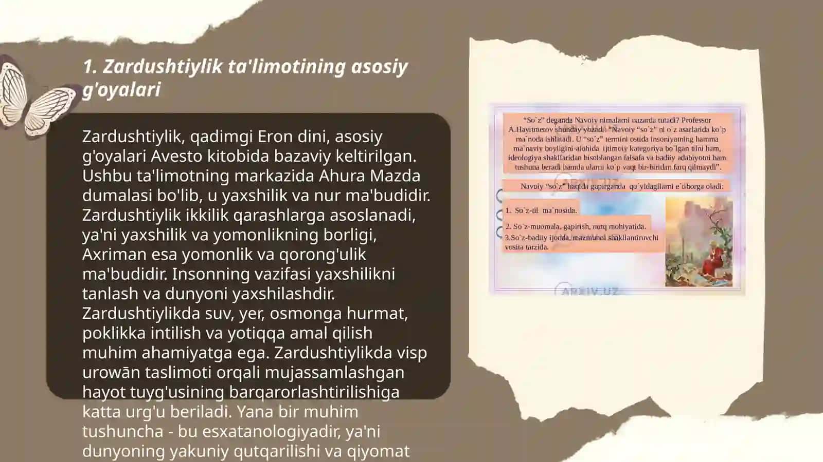 Zardushtiylik va Avestoda inson maʼnaviyati masalalari 3