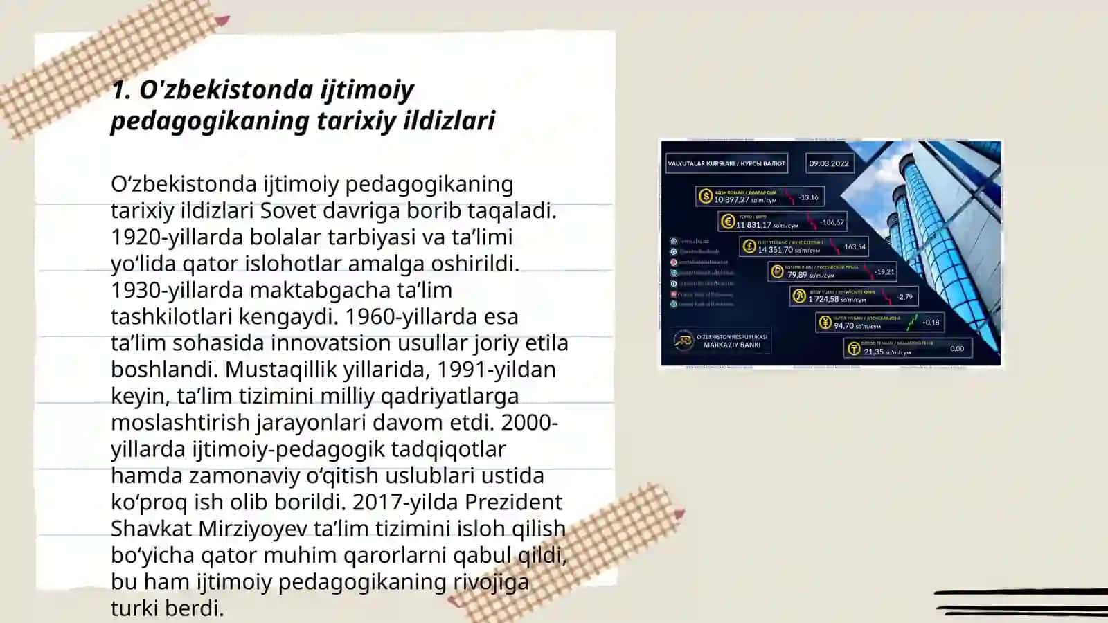 O'zbekistonda ijtimoiy pedagogikaning paydo bo'lishi madaniy-tarixiy, ijtimoiy-huquqiy shar-sharitlari 3