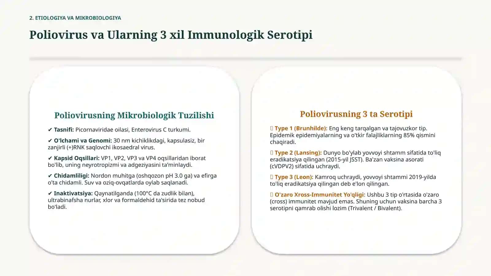 Poliomiyelit: etiologiyasi, klinikasi va profilaktikasi — 15 slayd 3