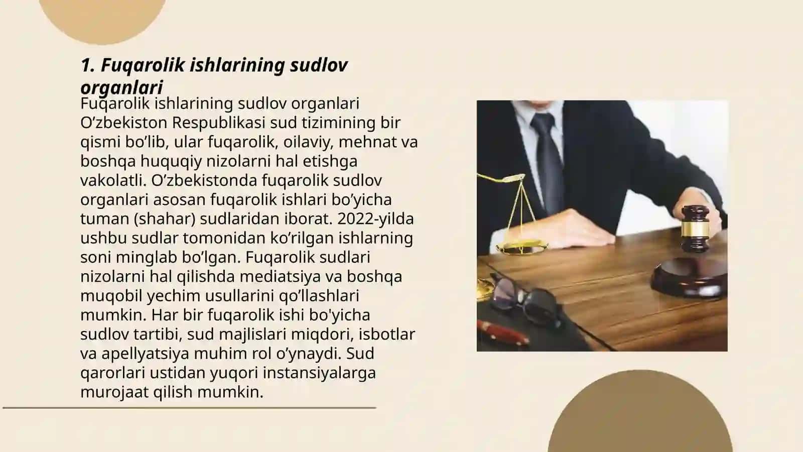 Fuqarolik ishlarining sudlovliligi 3