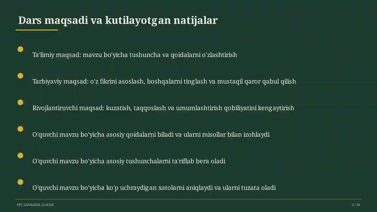 Dolzarb mavzular — maktab va o'qituvchilar (2026) 3