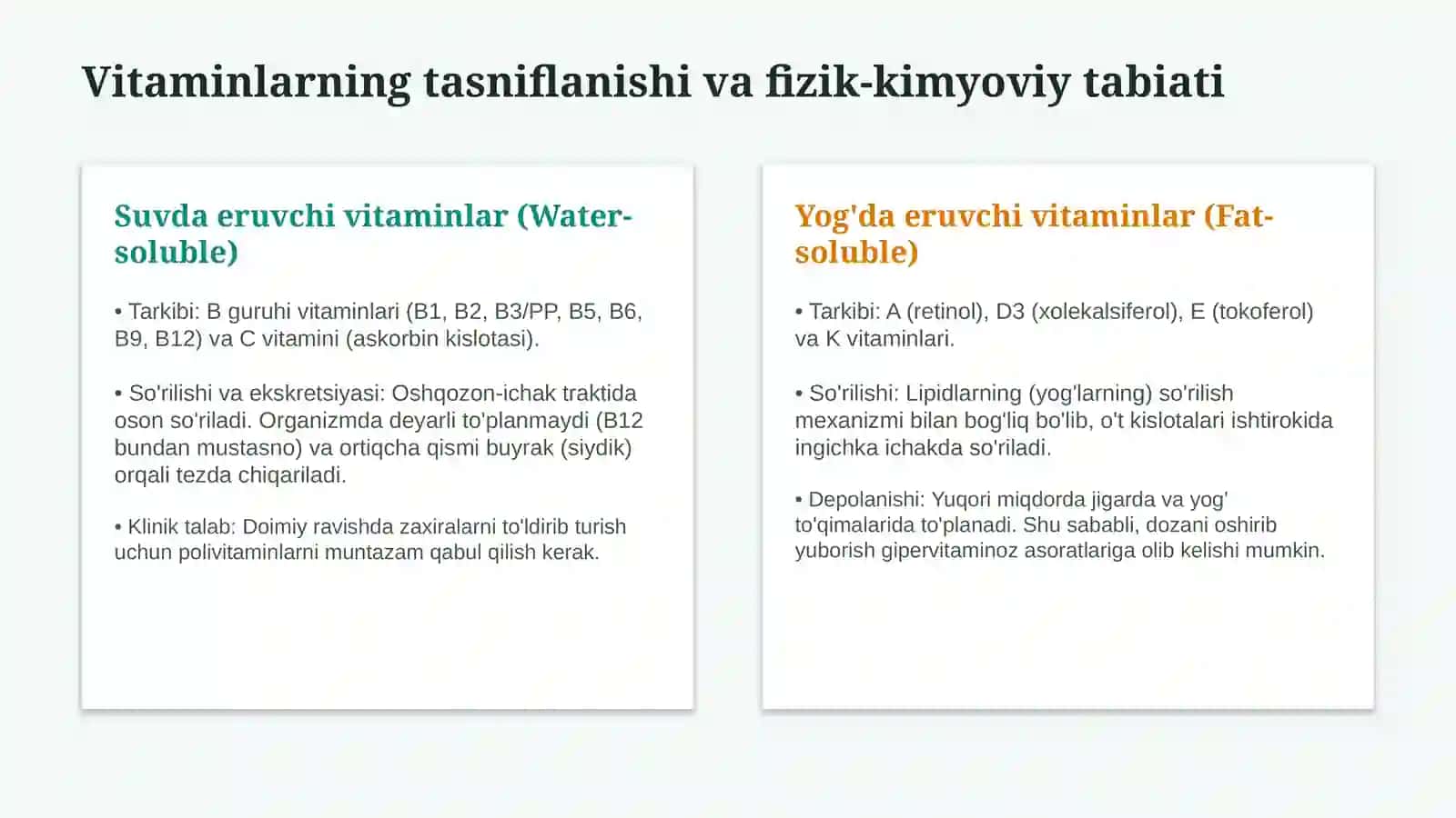 Polivitaminlarning farmakodinamikasi | 15 slayd 3