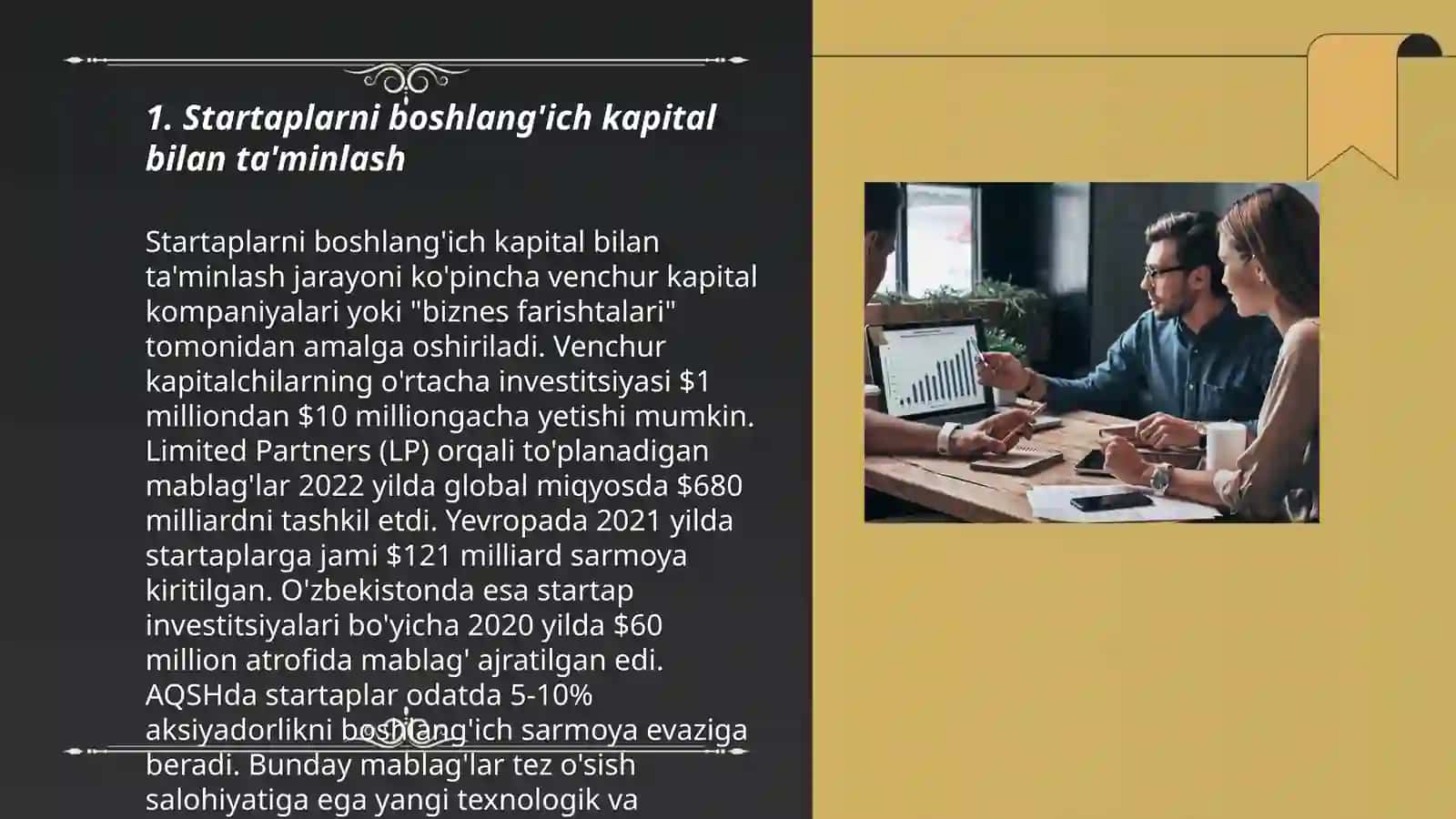 Startaplarni moliyalashtirish 3