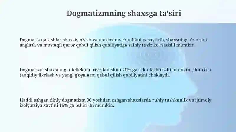 Diniy Dogmatizm 3