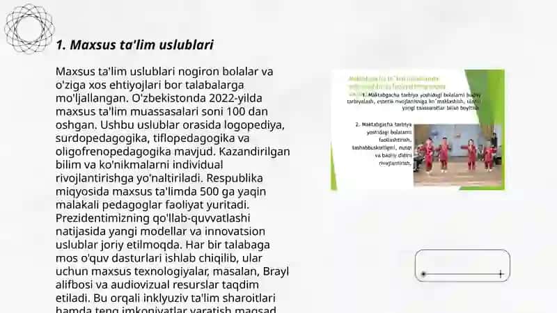 Maxsus ta'lim uslublari 3