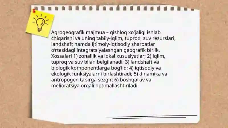 Agrogeografik majmualar 3