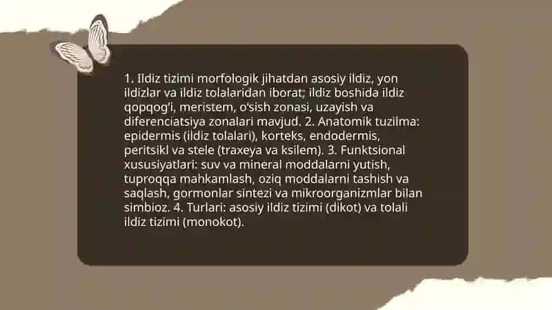 O'simliklarning belgi va xususiyatlari 3