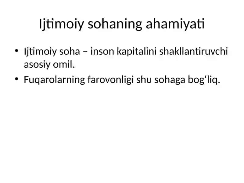 Ijtimoiy sohada islohotlar 3