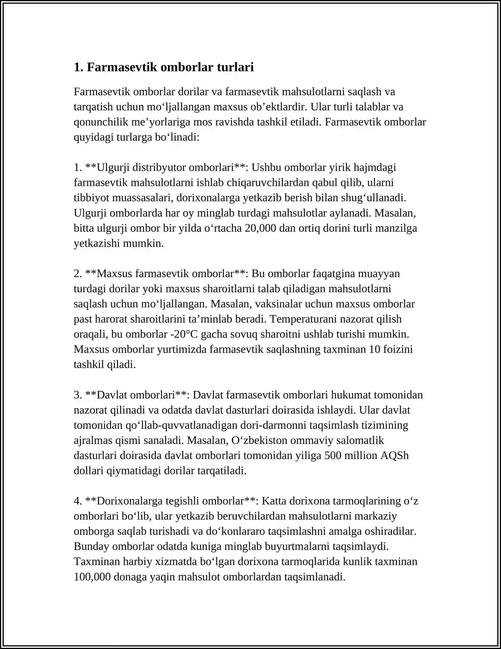 FARMASEVTIK OMBOR VA ULARNING FUNKSIYALARI 3