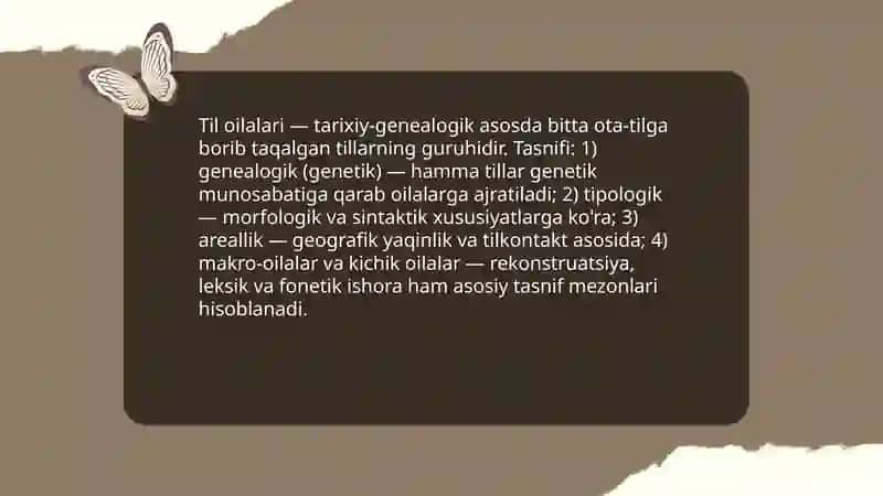 Til oilalari 3