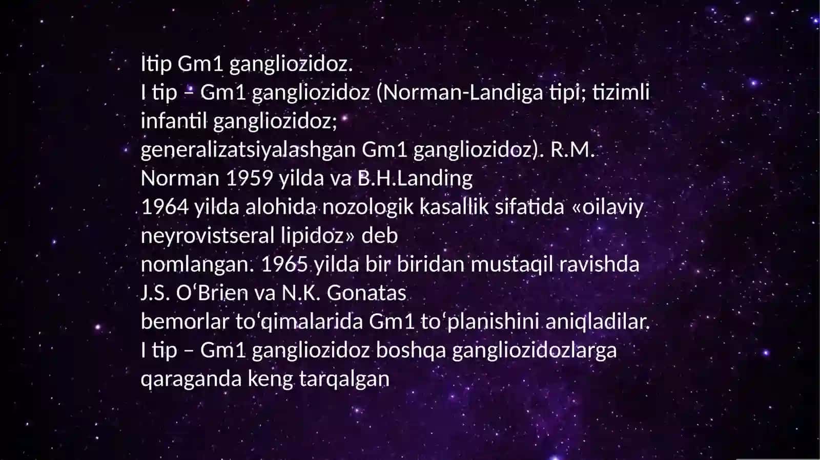 Yoģlar almashinuvining buzilishi bilan kechuvchi kasalliklar. Gen kasalliklari.Mukovissidoz. Tuģma gipotireoz. Morfan sindrkmi. Gen kasalliklarini davolash. Farmakogenetika 3